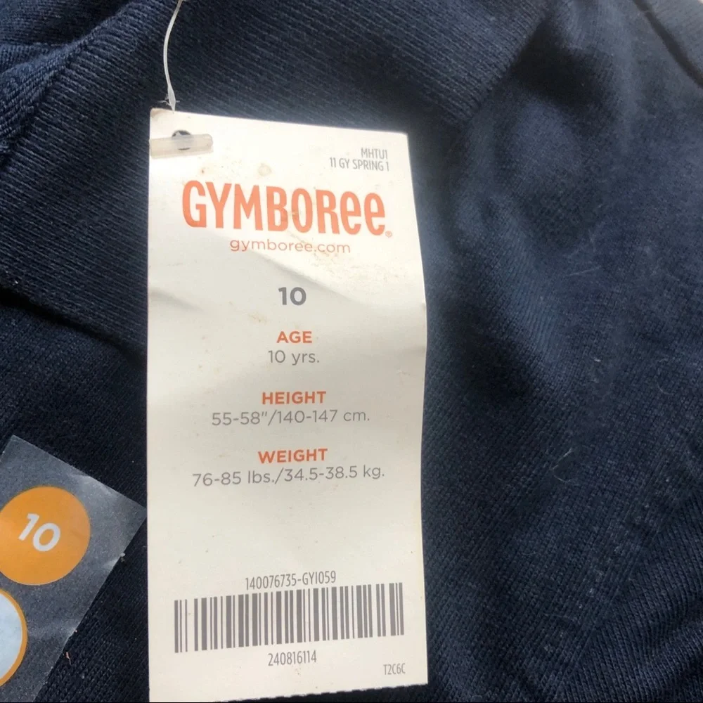 NWT Gymboree boys navy blue collared polo size 10